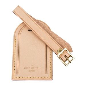 Louis Vuitton leather tags